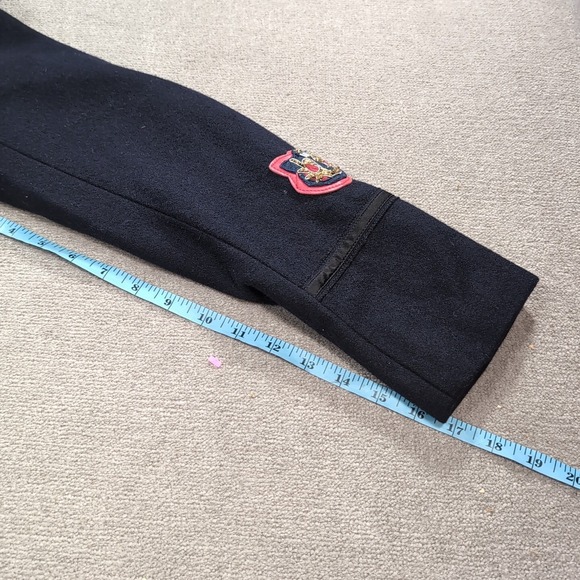 Coach Womens‎ 1941 Naval Officer Pea Coat Navy Blue Double Breasted Patch Size 0 - Picture 8 of 12